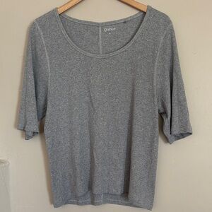 Quince Heather Gray Short Sleeve Tee